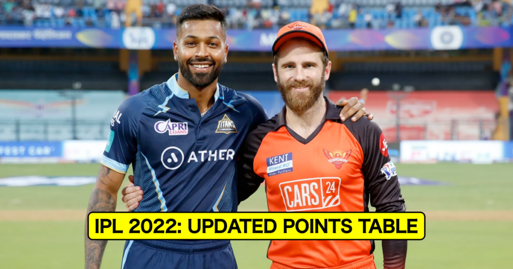 IPL 2022 Updated Points Table Orange Cap And Purple Cap After Match