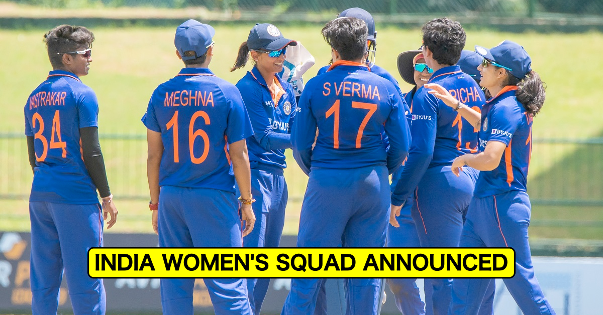 Bcci Announces India Women S Squad For Birmingham Commonwealth Games