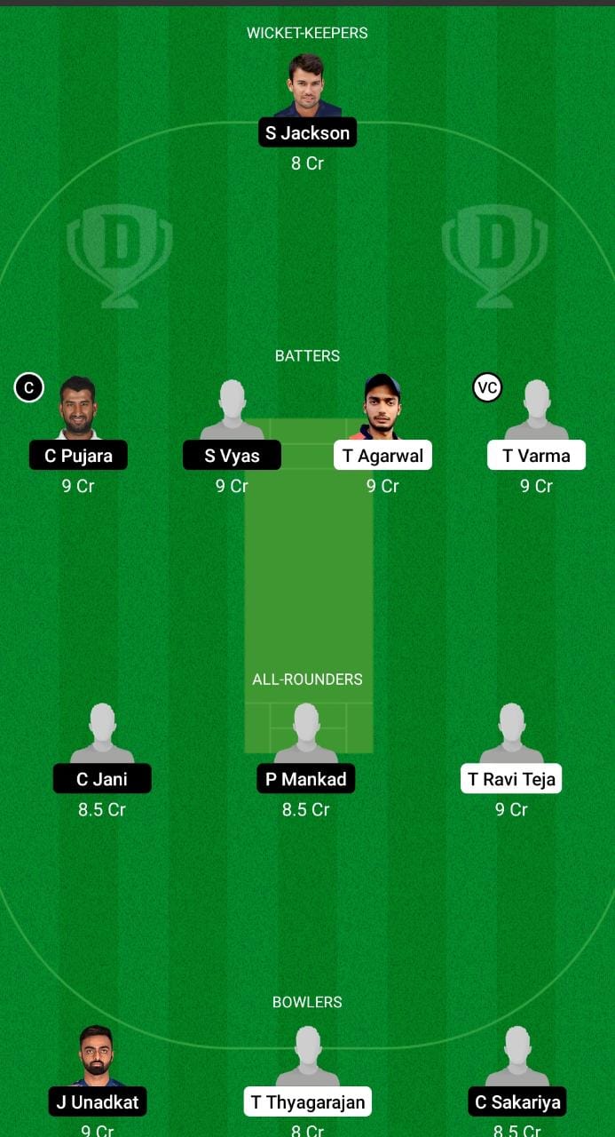 HYD Vs SAU Dream11 Prediction Fantasy Cricket Tips Dream11 Team