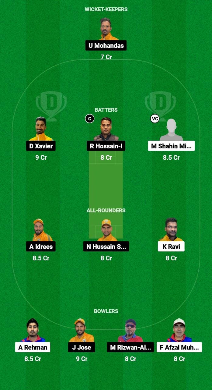 BEI Vs NCMI Dream11 Prediction Today Match Dream11 Team Today Fantasy