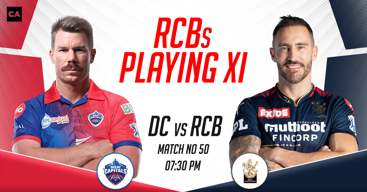 Rcb Playing Xi Vs Dc Ipl Match Cricketaddictor