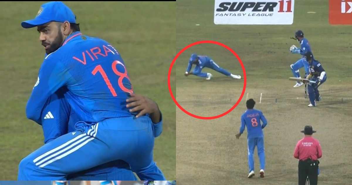 Ind Vs Sl Watch Virat Kohli Hugs Rohit Sharma After The Indian