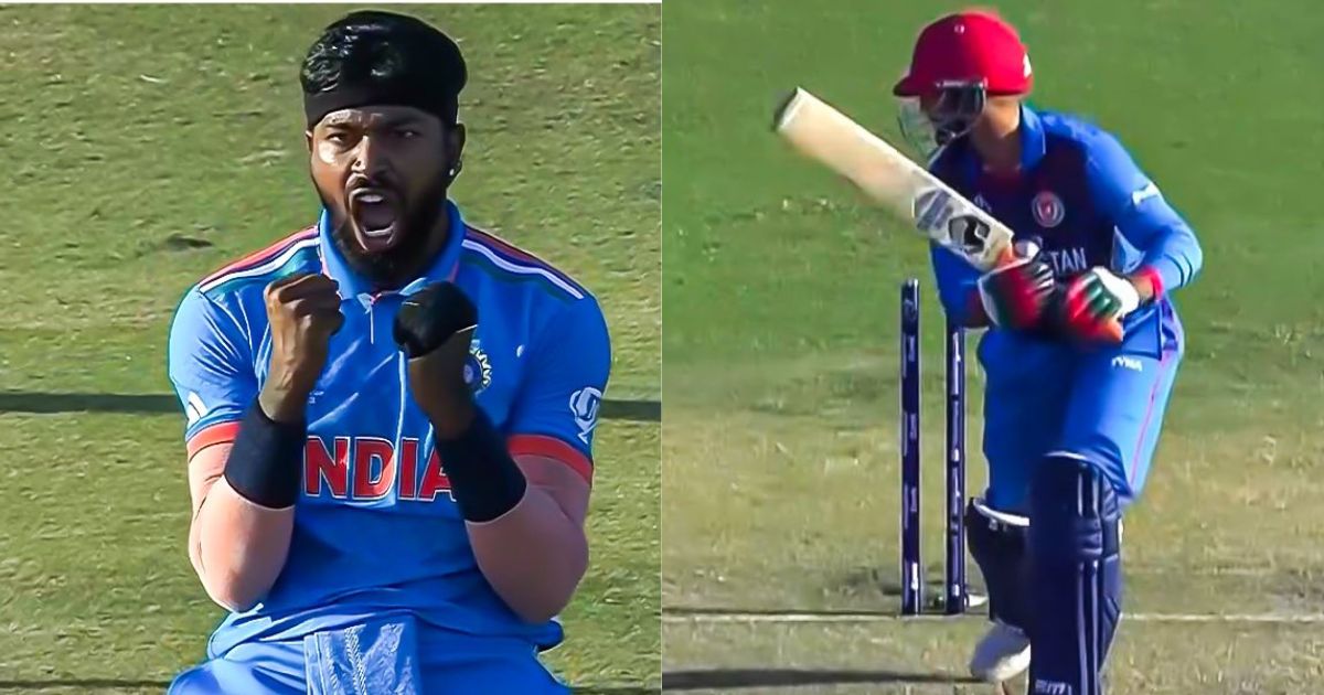 IND Vs AFG Watch Hardik Pandya Celebrates Aggressively After