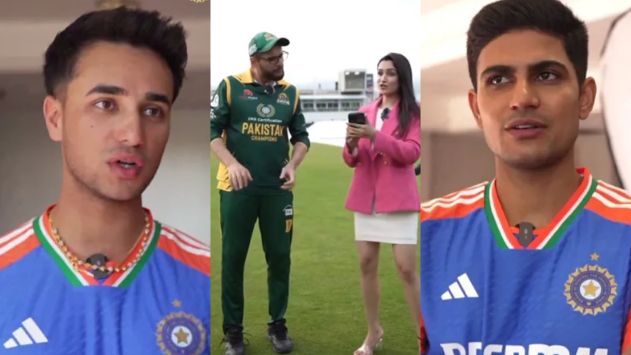 Abhishek Sharma, Shahid Afridi and Shubman Gill