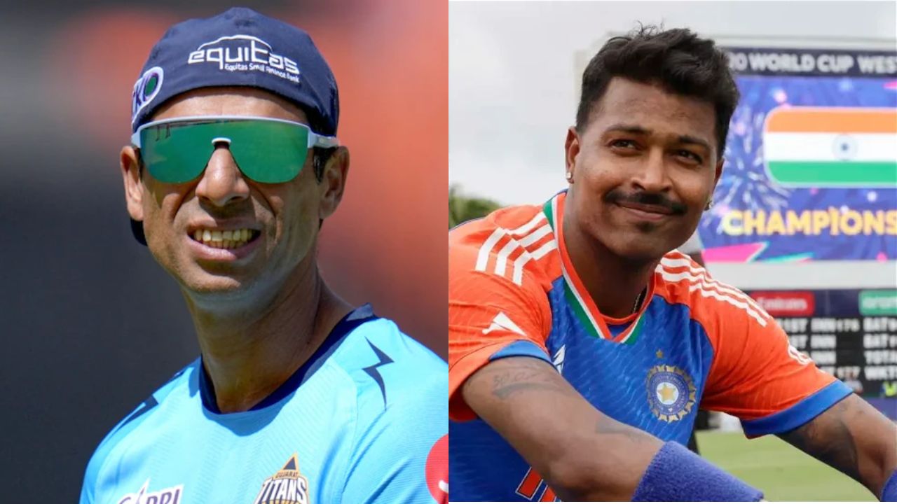 Ashish Nehra and Hardik Pandya