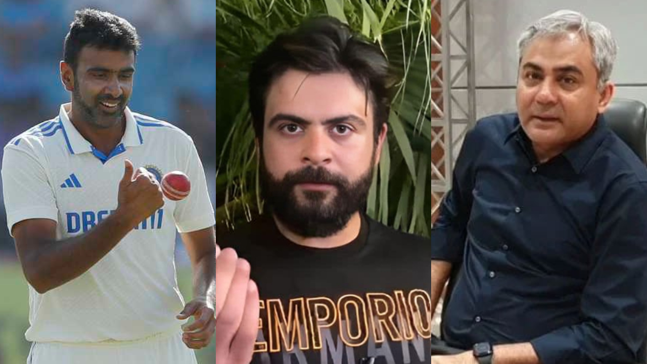 Ravichandran Ashwin, Ahmed Shehzad and PCB boss Mohsin Naqvi