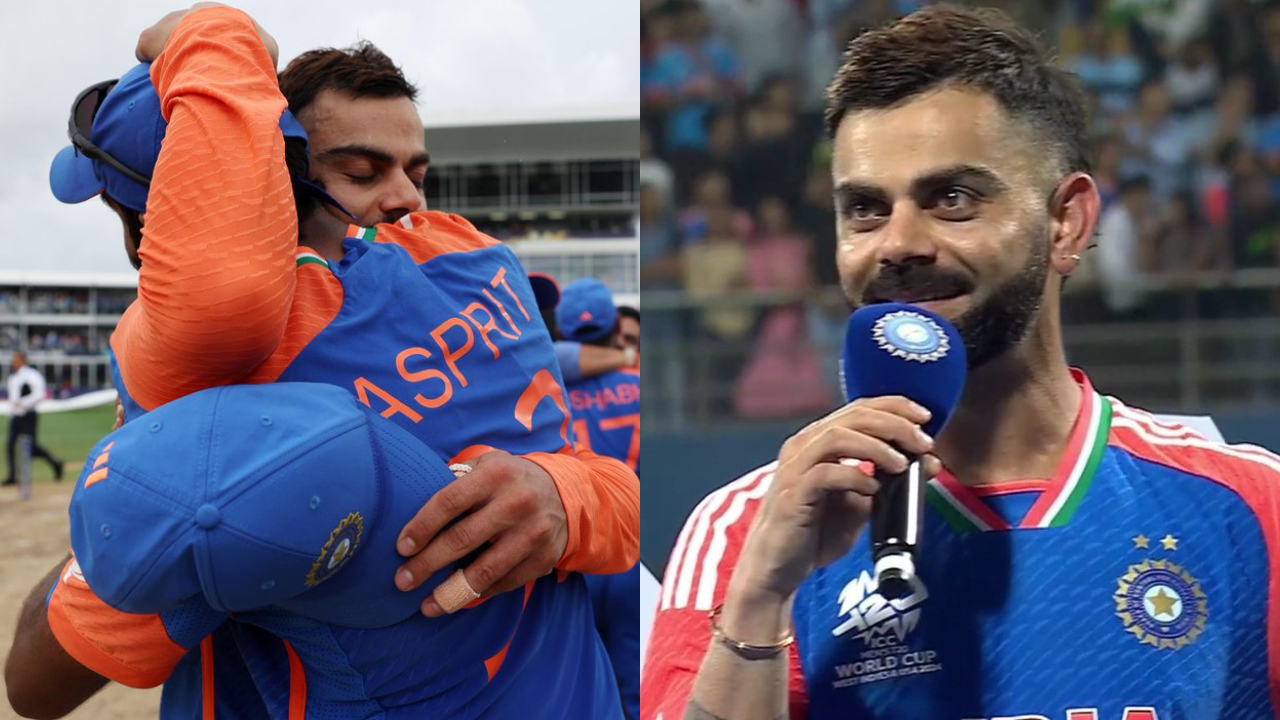 Jasprit Bumrah and Virat Kohli