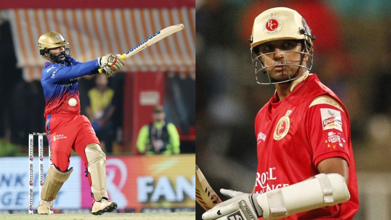 Dinesh Karthik and Rahul Dravid
