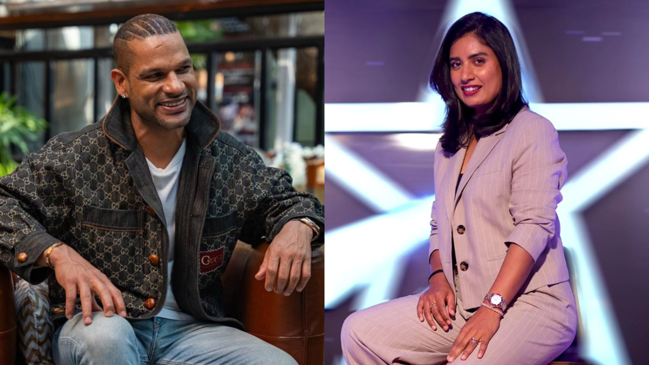 Shikhar Dhawan and Mithali Raj