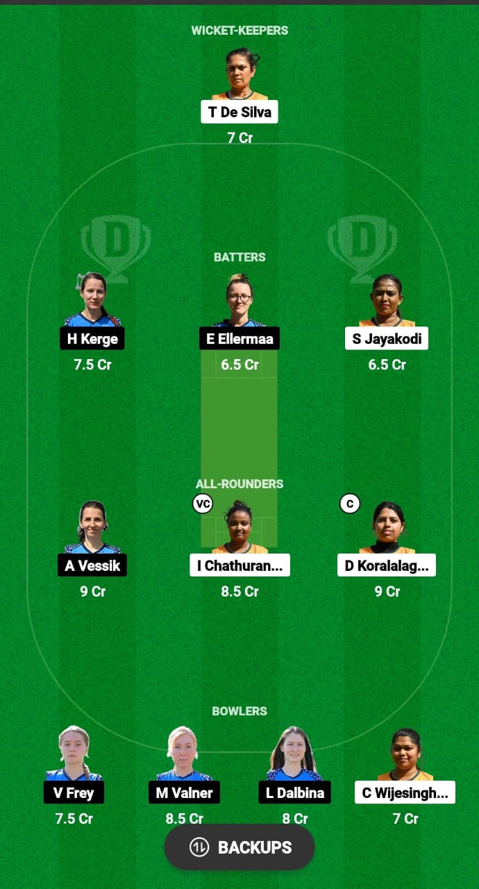 CYP-W vs EST-W Dream11 Prediction 