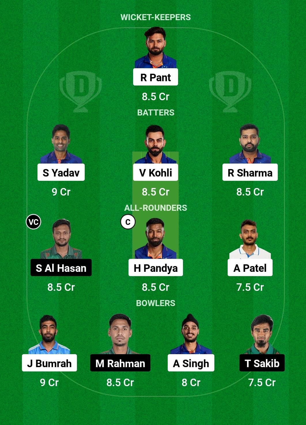 IND vs BAN Dream11 Prediction Fantasy Cricket Tips Dream11 Team World Cup 2024 