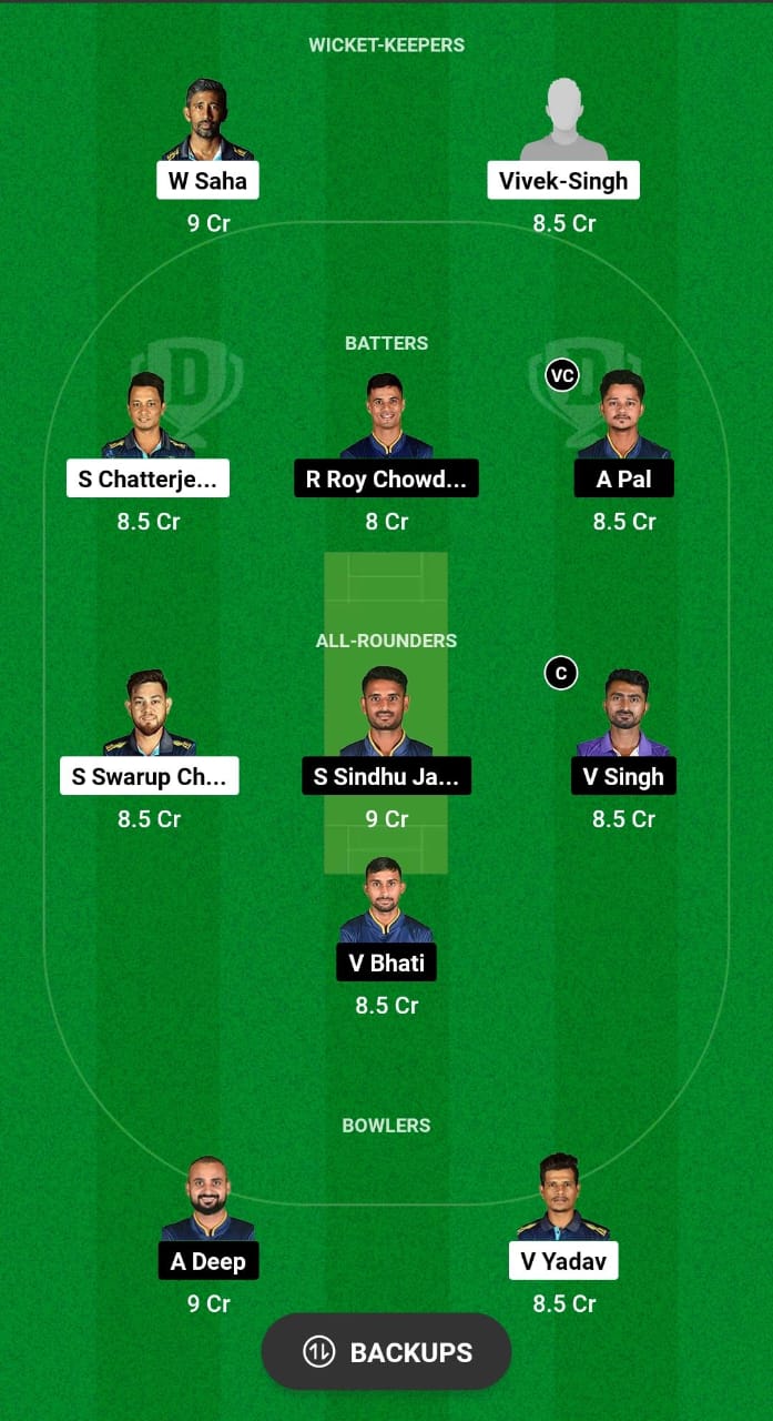 RMW vs SSS Dream11 Prediction Fantasy Cricket Tips Dream11 Team Bengal T20 Pro League 2024 