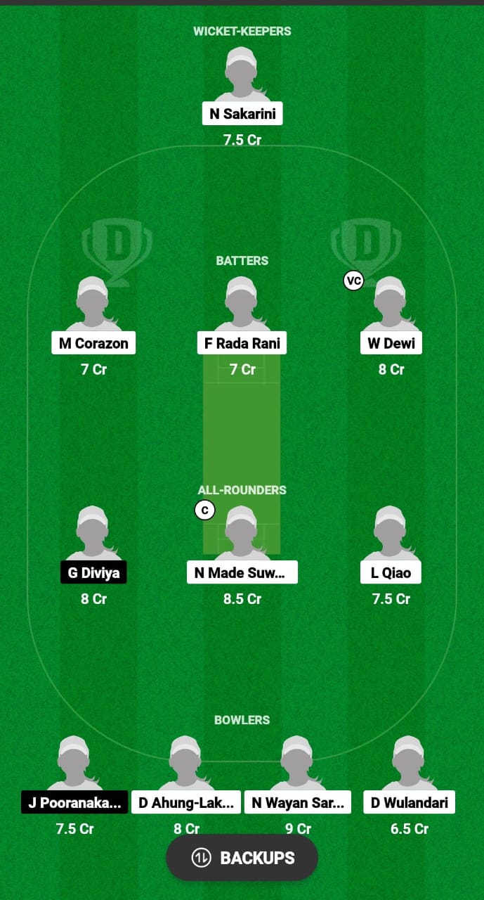 INA-W vs SIN-W Dream11 Prediction 