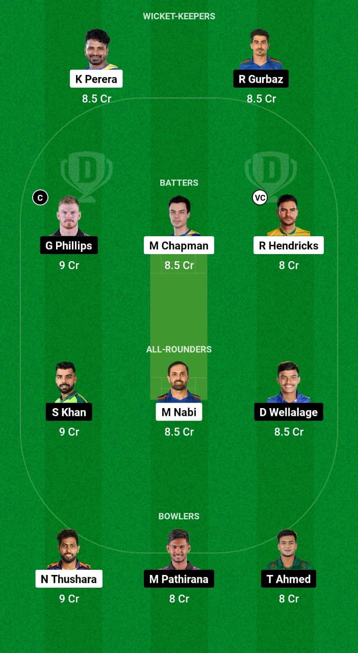 DS vs CS Dream11 Prediction Fantasy Cricket Tips Dream11 Team Lanka Premier League T20 2024 