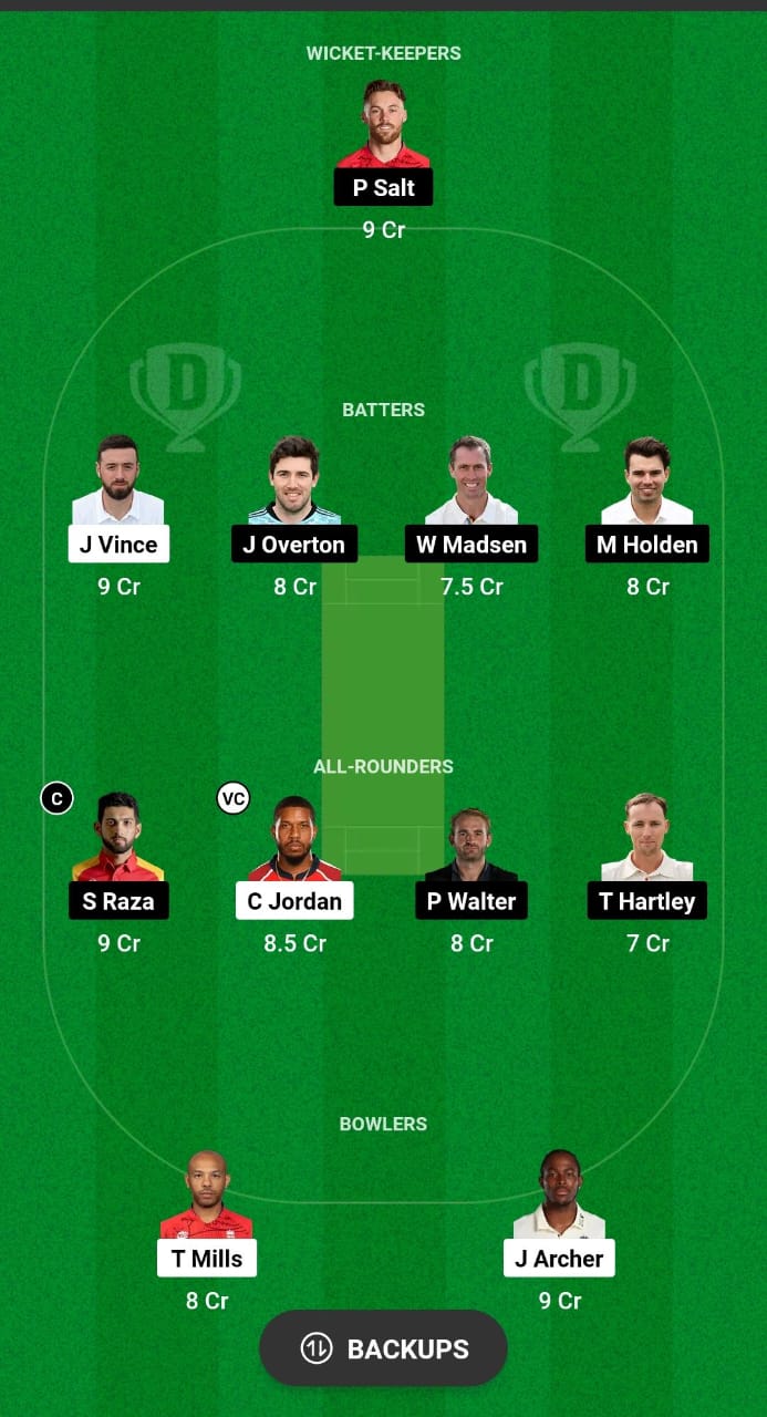 SOB vs MNR Dream11 Prediction Fantasy Cricket Tips Dream11 Team The Hundred Men's 2024