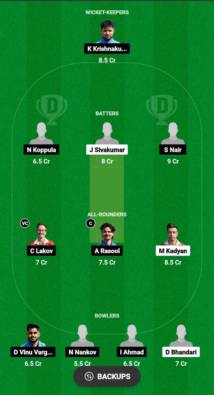BCC vs BCCS Dream11 Prediction Fantasy Cricket Tips Dream11 Team ECS T10 Bulgaria 2024 