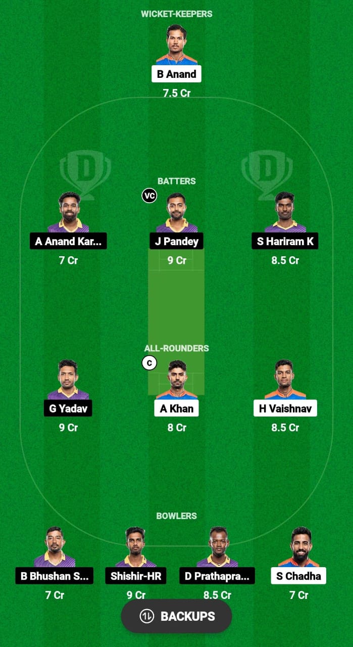 VMK vs WTG Dream11 Prediction Fantasy Cricket Tips Dream11 Team Pondicherry T20 Tournament 2024 