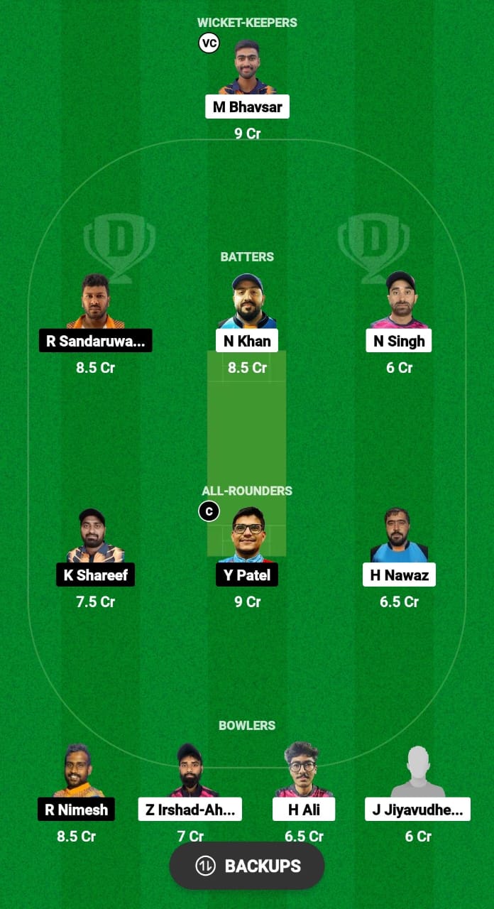 ARS vs KS Dream11 Prediction Fantasy Cricket Tips Dream11 Team Kuwait T10 Elite Cup 2024 