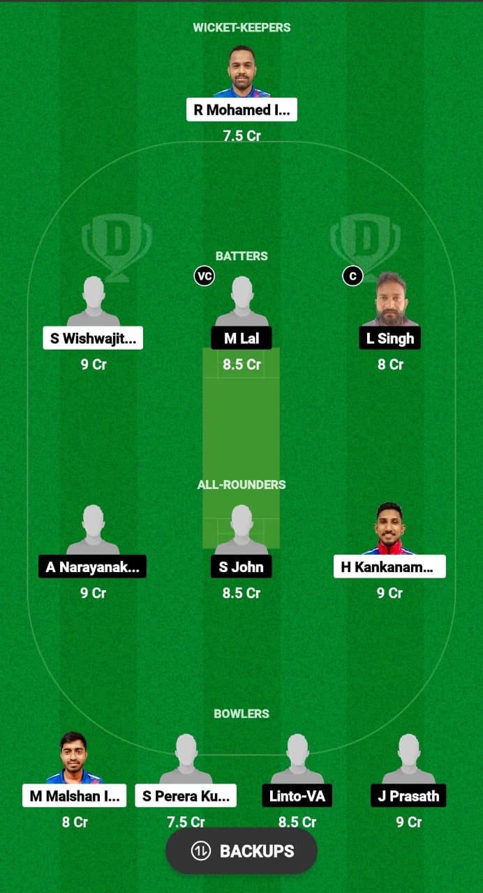 CEC-B vs AMB Dream11 Prediction Fantasy Cricket Tips Dream11 Team KCC T10 Challengers Cup 2024 