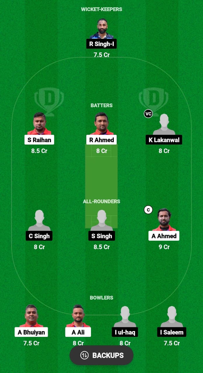 RBMS vs ROR Dream11 Prediction Fantasy Cricket Tips Dream11 Team ECS T10 Italy 2024 