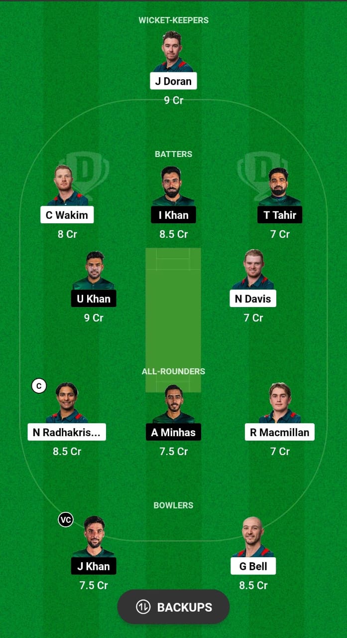 TAS vs PK-A Dream11 Prediction Fantasy Cricket Tips Dream11 Team ECS T10 Italy 2024 