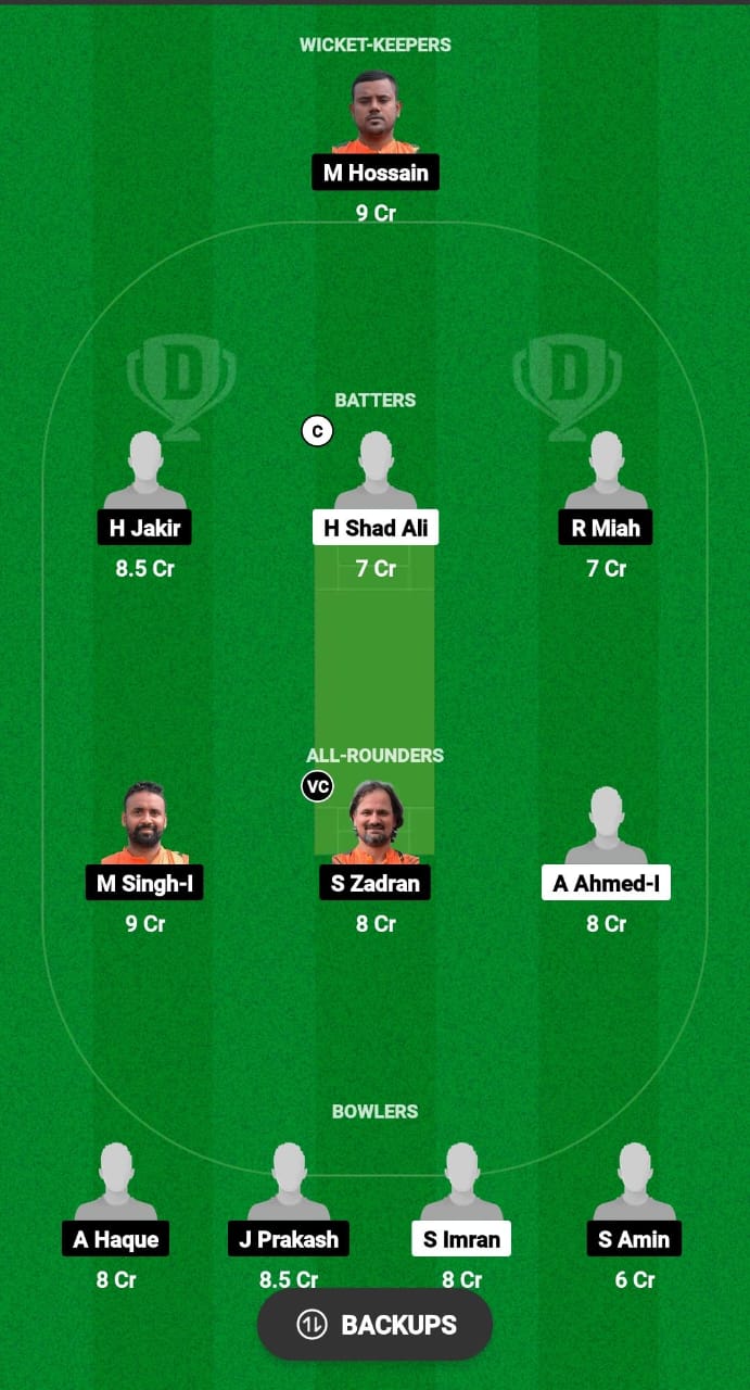 BAP vs RGD Dream11 Prediction Fantasy Cricket Tips Dream11 Team ECS T10 Italy 2024 