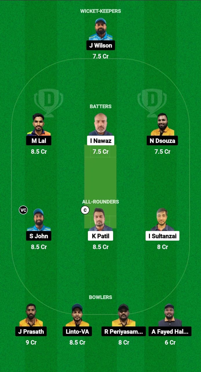 AFG-XI vs AMB Dream11 Prediction Fantasy Cricket Tips Dream11 Team KCC T10 Challengers Cup 2024 