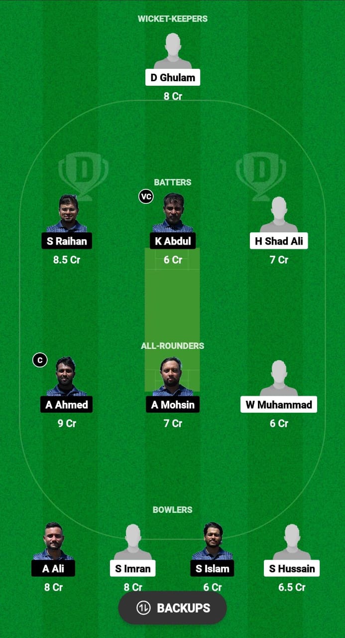BAP vs RGD Dream11 Prediction Fantasy Cricket Tips Dream11 Team ECS T10 Italy 2024