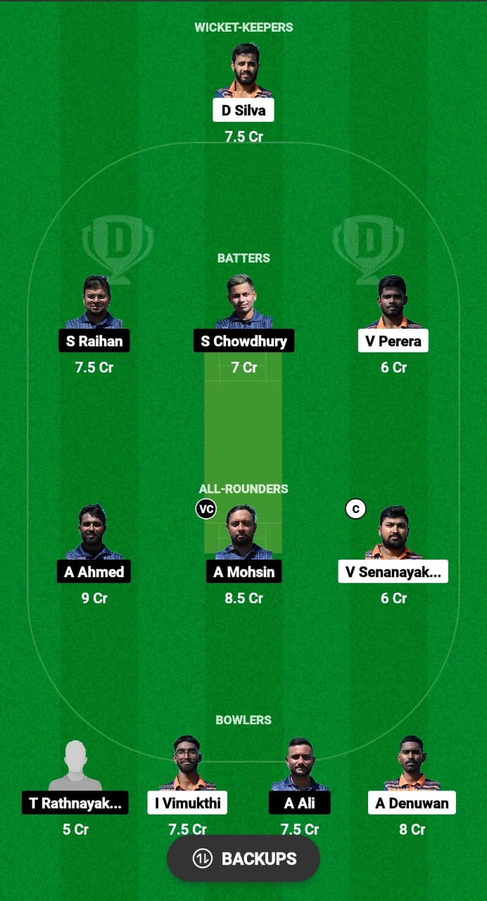 KEL vs RBMS Dream11 Prediction Fantasy Cricket Tips Dream11 Team ECS T10 Italy 2024 