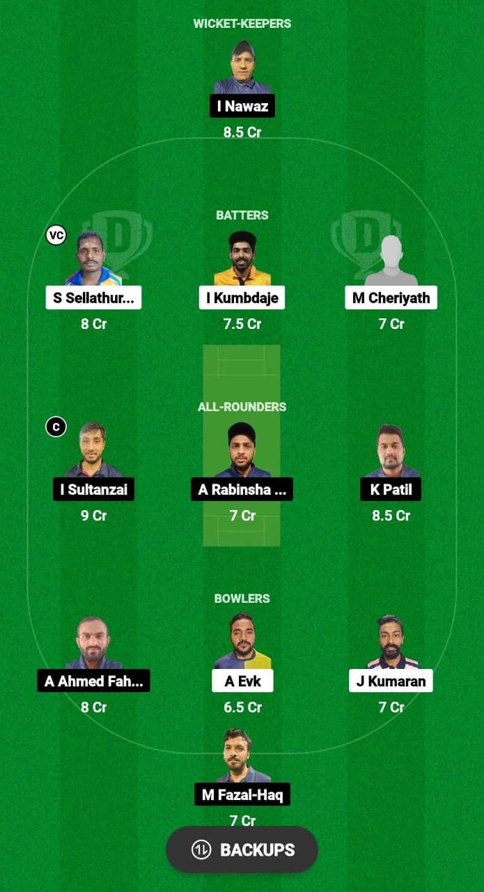 IQS vs AFG-XI Dream11 Prediction Fantasy Cricket Tips Dream11 Team KCC T10 Challengers Cup 2024 