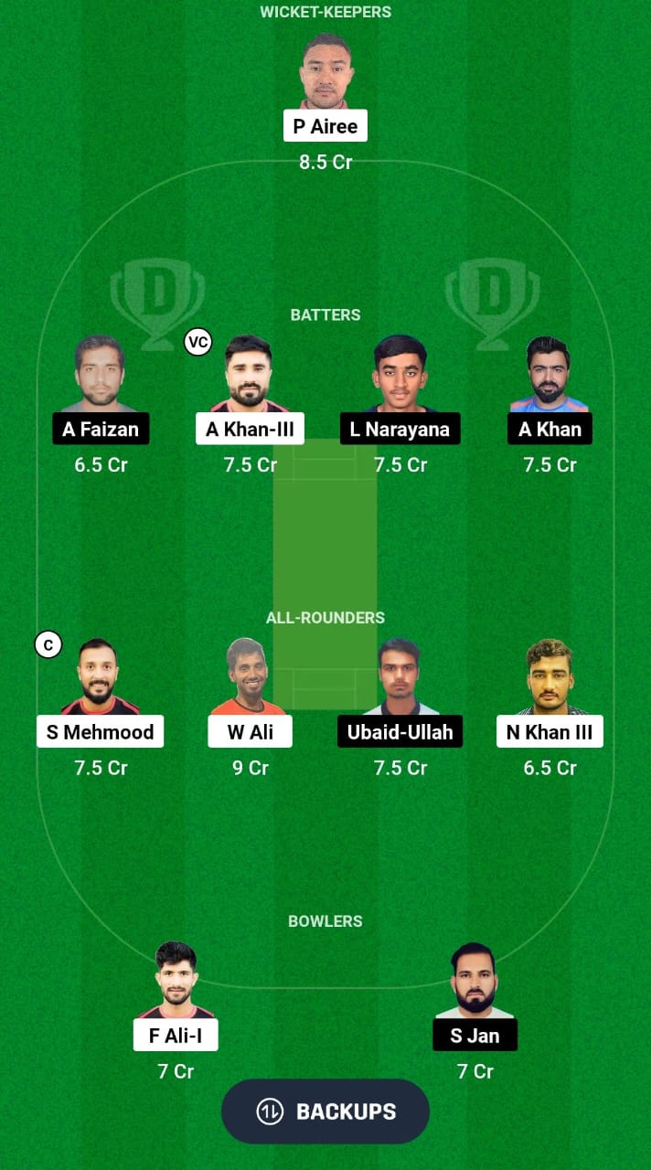 RC vs MAT Dream11 Prediction Fantasy Cricket Tips Dream11 Team Oman D10 League 2024