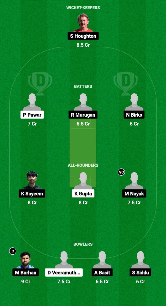 ZC vs SOS Dream11 Prediction Fantasy Cricket Tips Dream11 Team ECS T10 Croatia 2024 