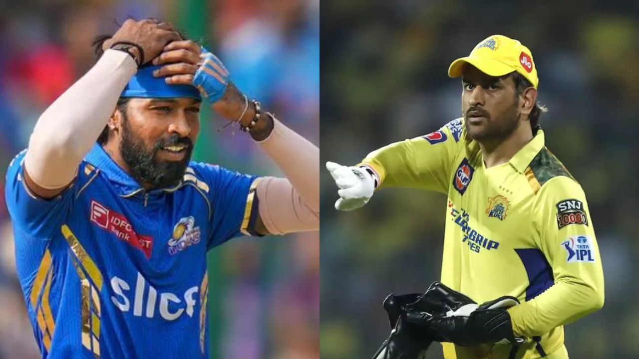 Hardik Pandya, MS Dhoni