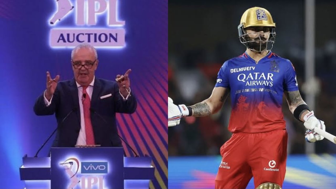 Hugh Edmeades and Virat Kohli