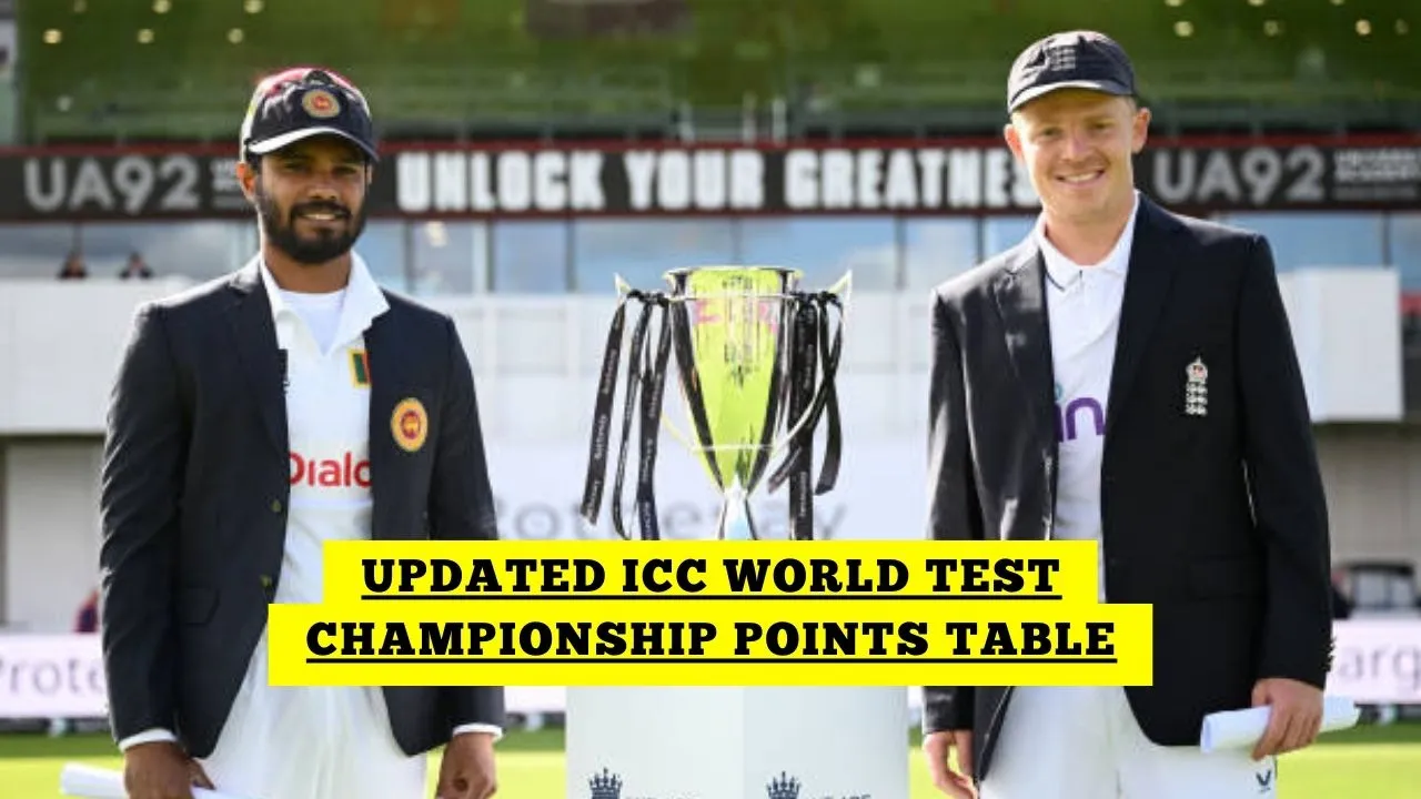 Updated ICC World Test Championship Points Table After ENG vs SL 1st Test 2024