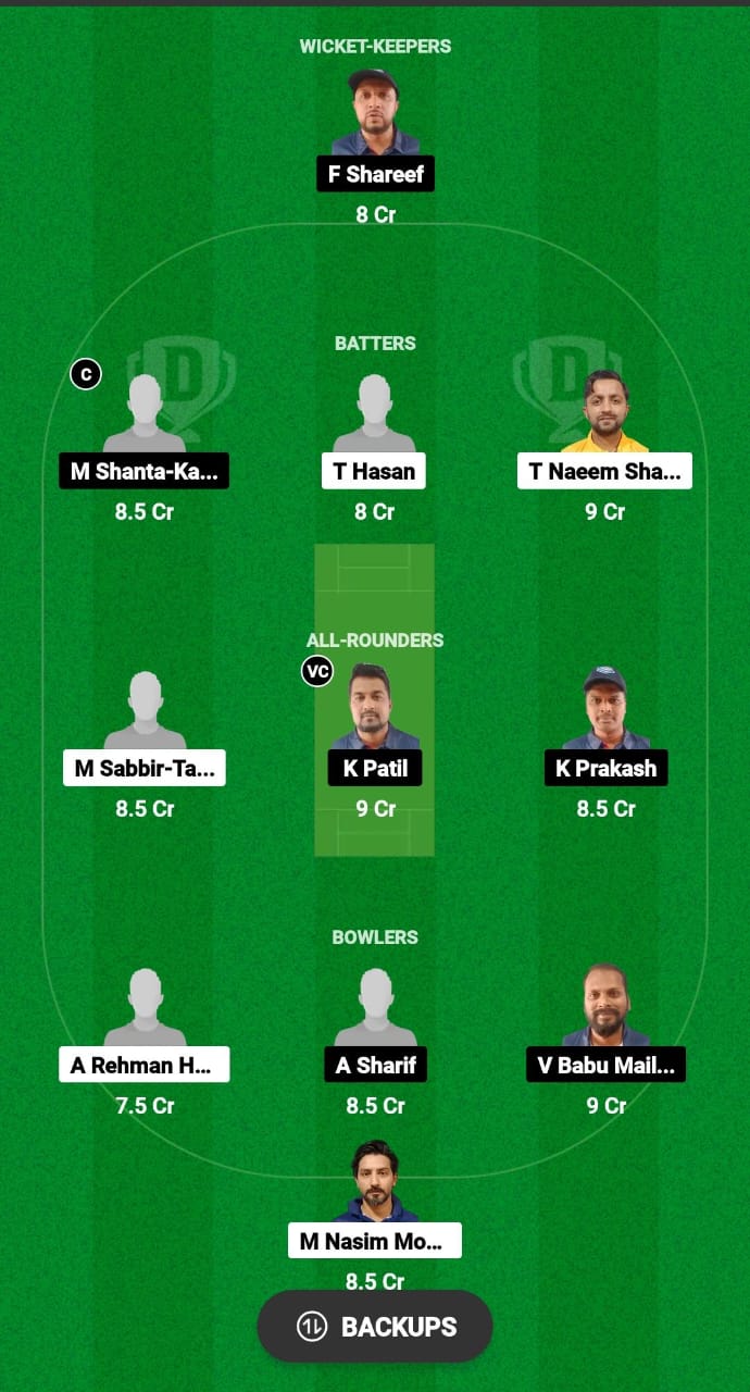 FRB vs STX Dream11 Prediction Fantasy Cricket Tips Dream11 Team Kuwait T20 Challengers Cup