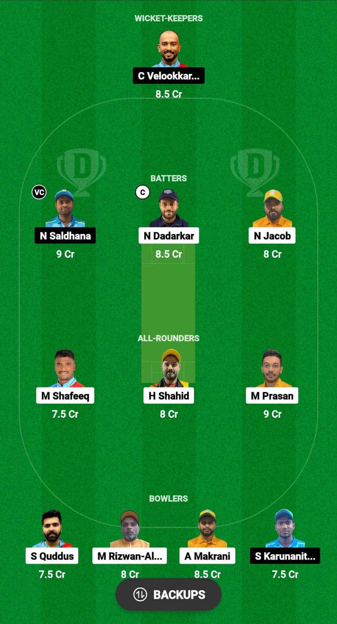 NCMI vs AEC Dream11 Prediction 