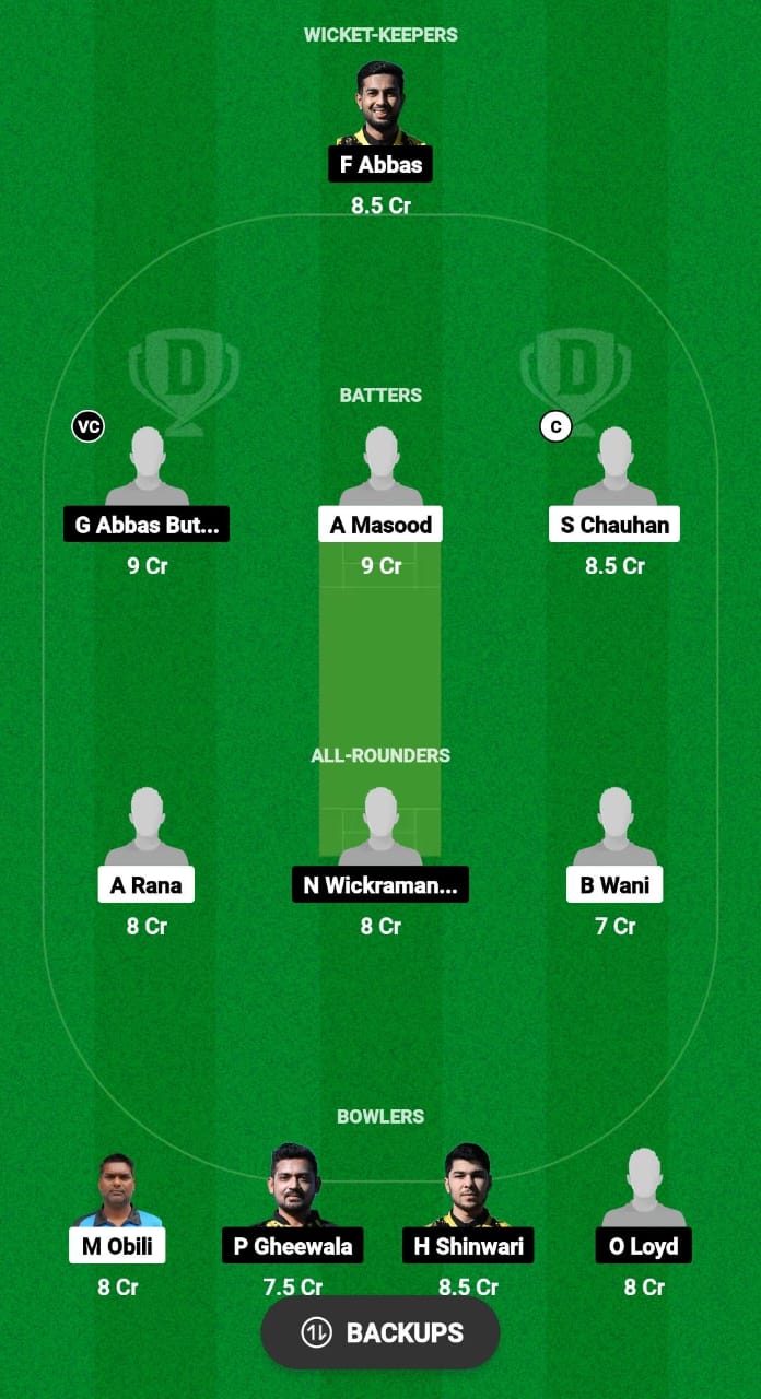 TRS vs TU Dream11 Prediction Fantasy Cricket Tips Dream11 Team ECS Estonia T10