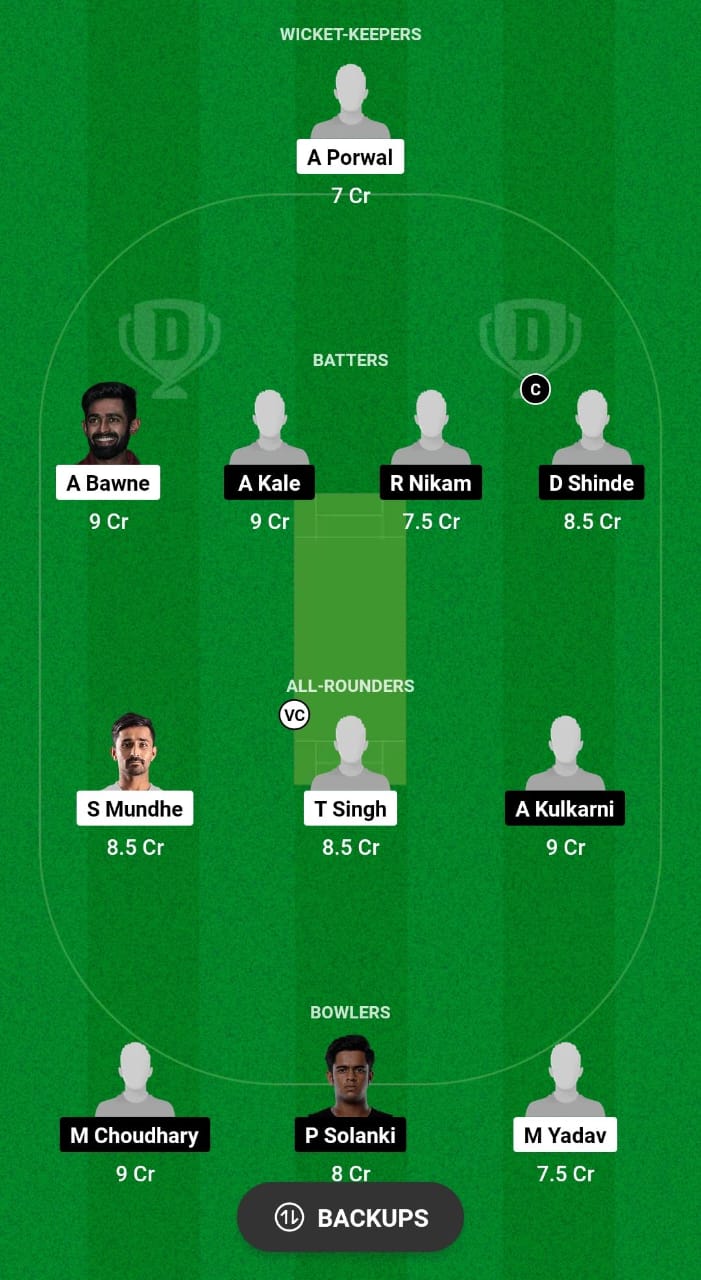 KT vs ENT Dream11 Prediction Fantasy Cricket Tips Dream11 Team Maharashtra T20 Trophy