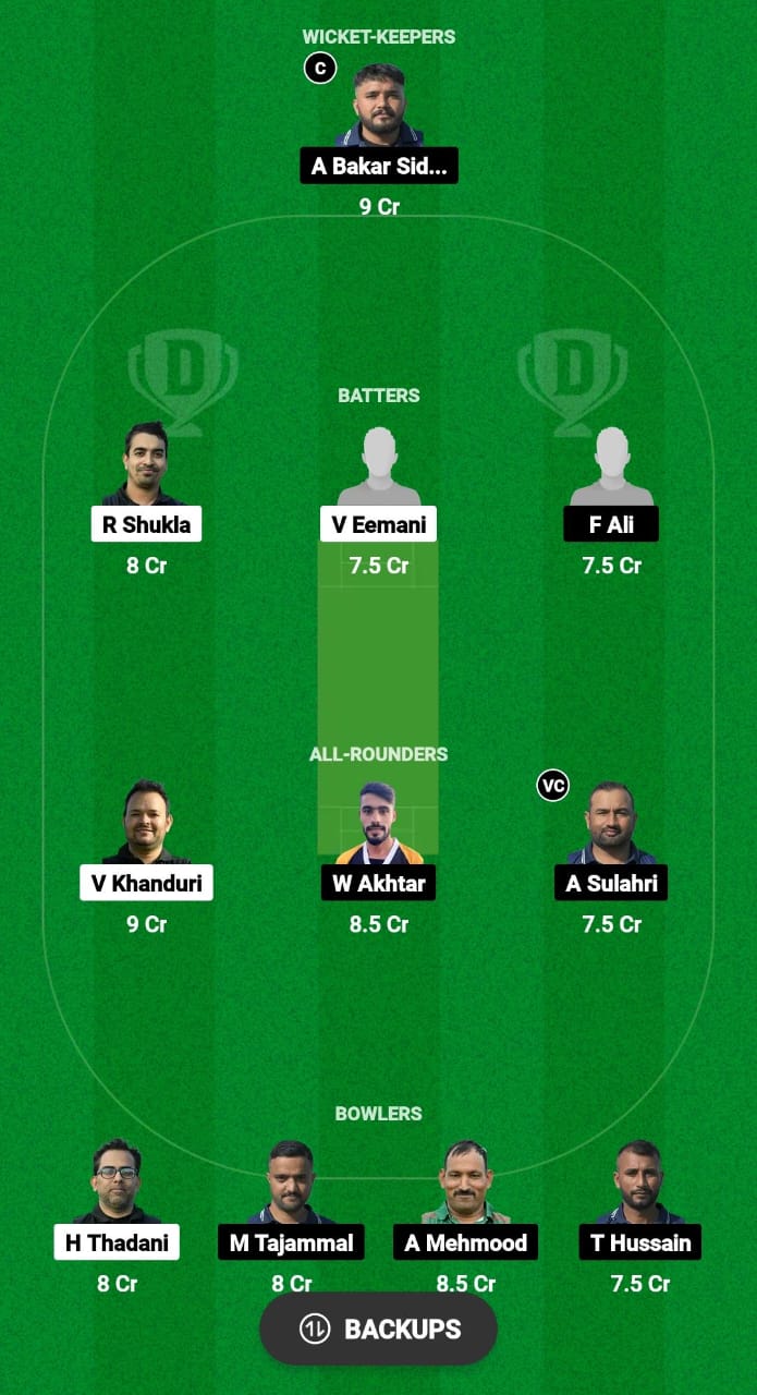 TEL vs AFT Dream11 Prediction Fantasy Cricket Tips Dream11 Team ECS T10 Cyprus 