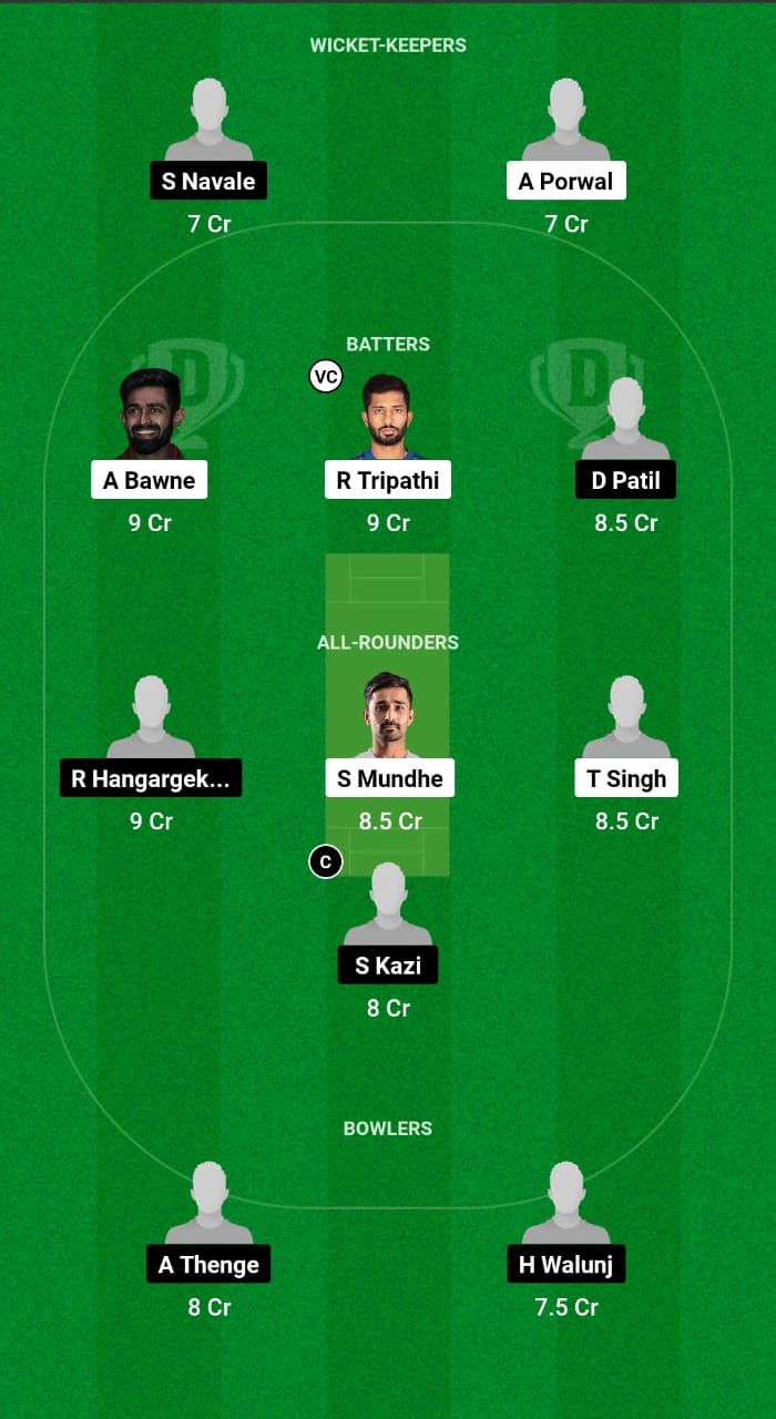 KT vs CSK Dream11 Prediction Fantasy Cricket Tips Dream11 Team Maharashtra T20 Trophy 