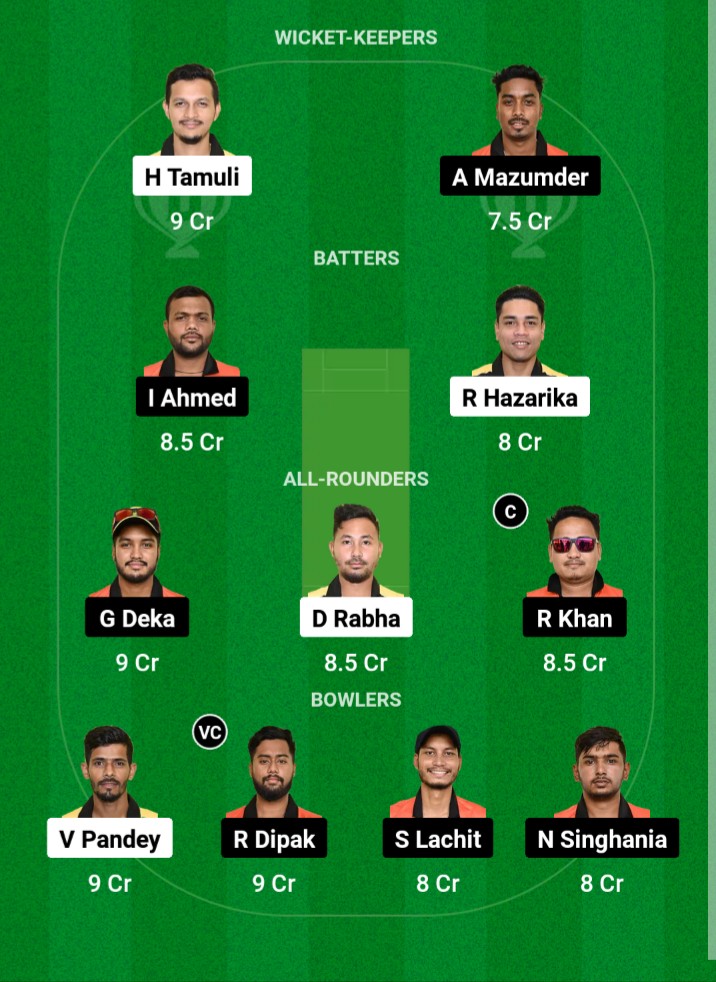 CCC vs CCD Dream11 Prediction Fantasy Cricket Tips Dream11 Team Assam T20 Premier Club Championship