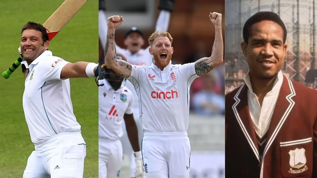 Ben Stokes, Garry Sobers and Jacques Kallis