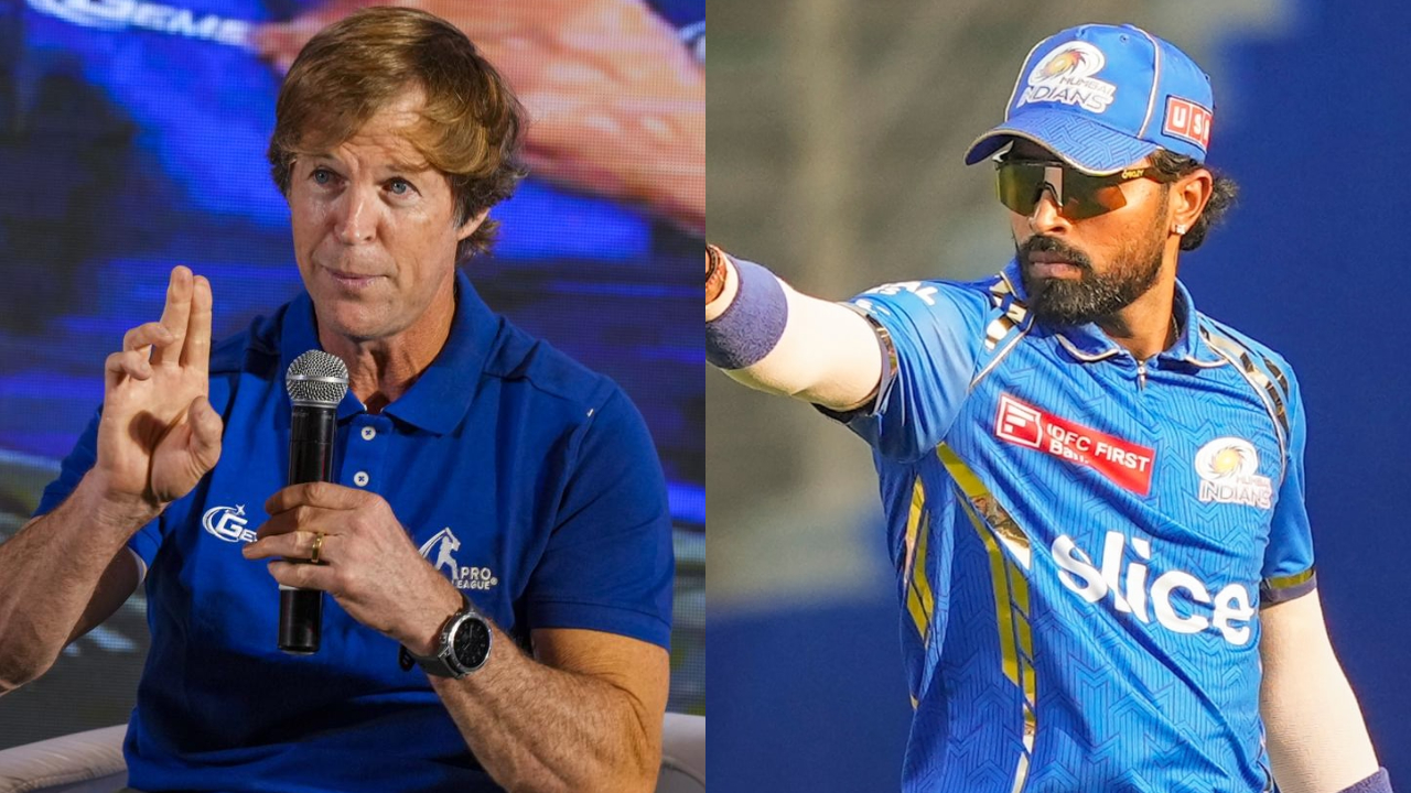 Jonty Rhodes and Hardik Pandya