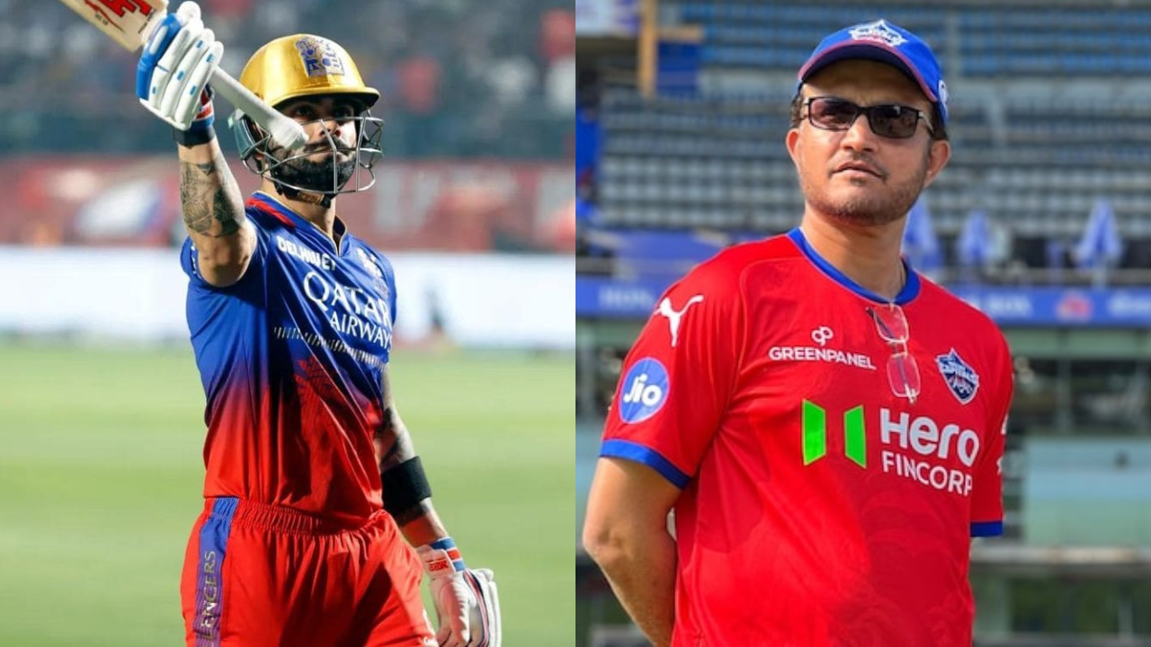 Virat Kohli and Sourav Ganguly
