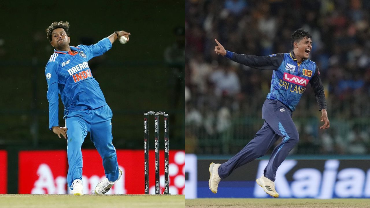 Kuldeep Yadav Jeffrey Vandersay