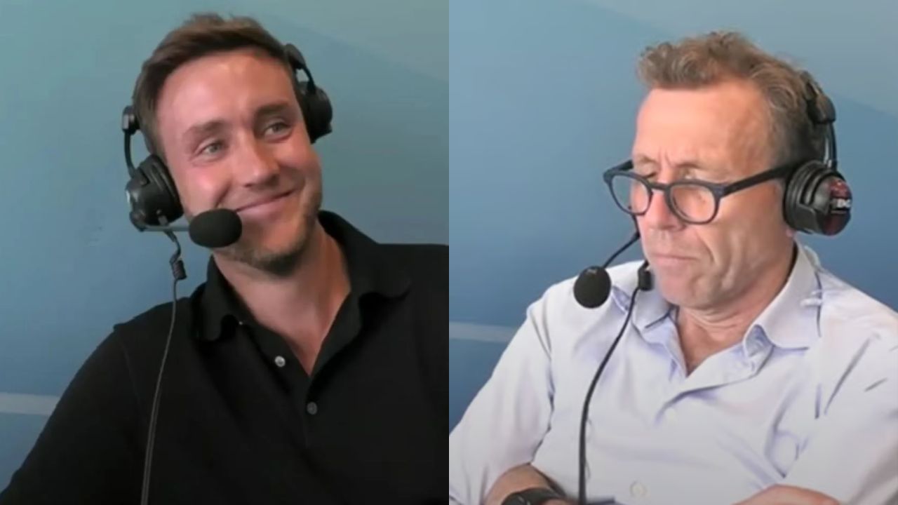Michael Atherton and Stuart Broad