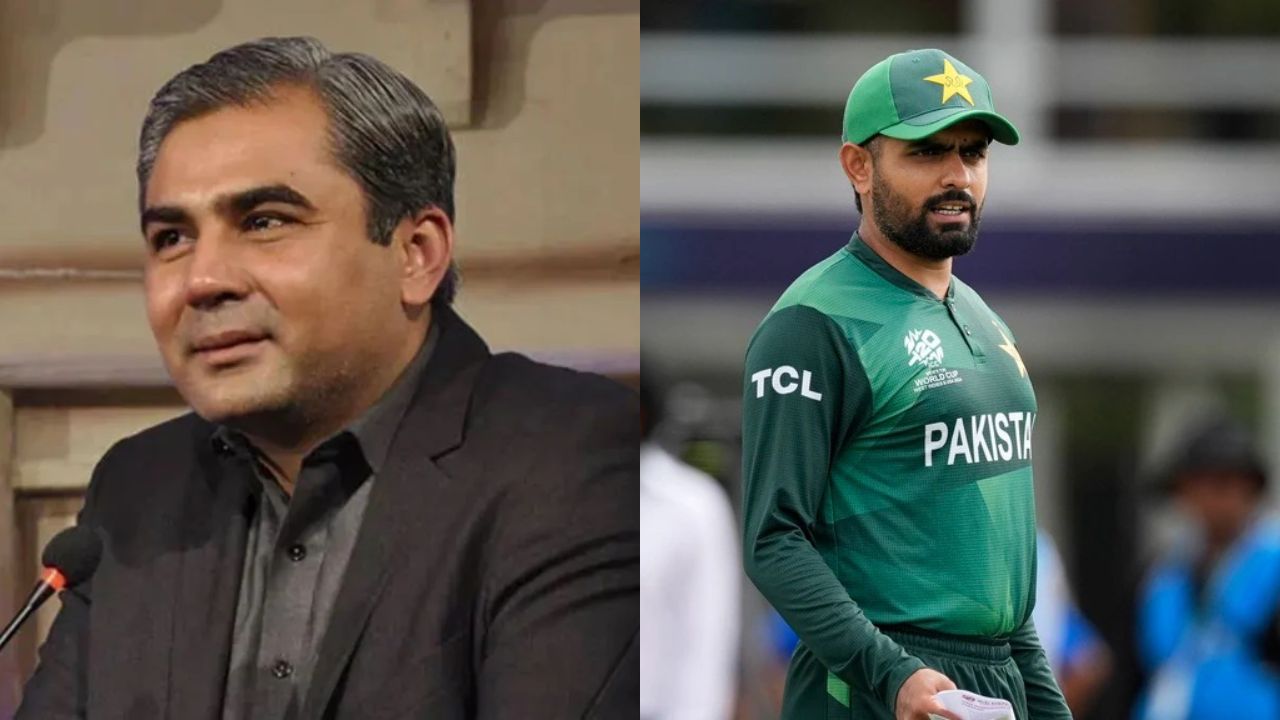 Mohsin Naqvi and Babar Azam, Pakistan