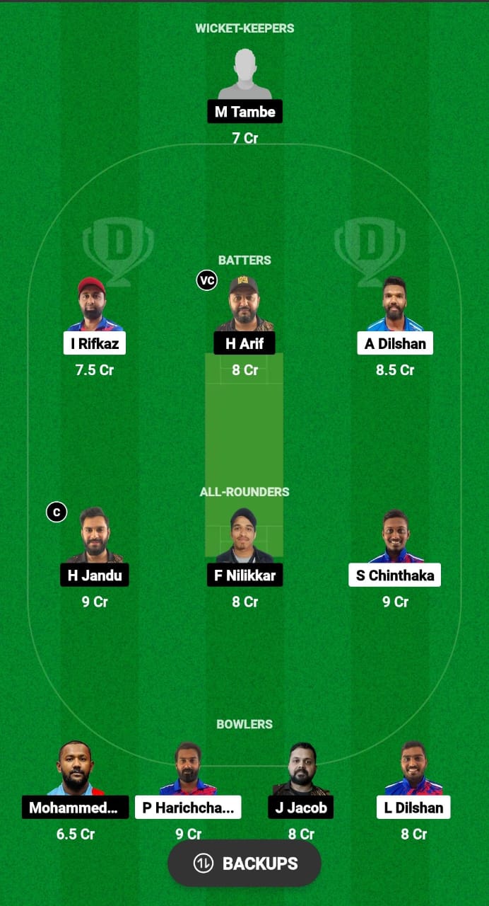 CECC vs ALH Dream11 Prediction 