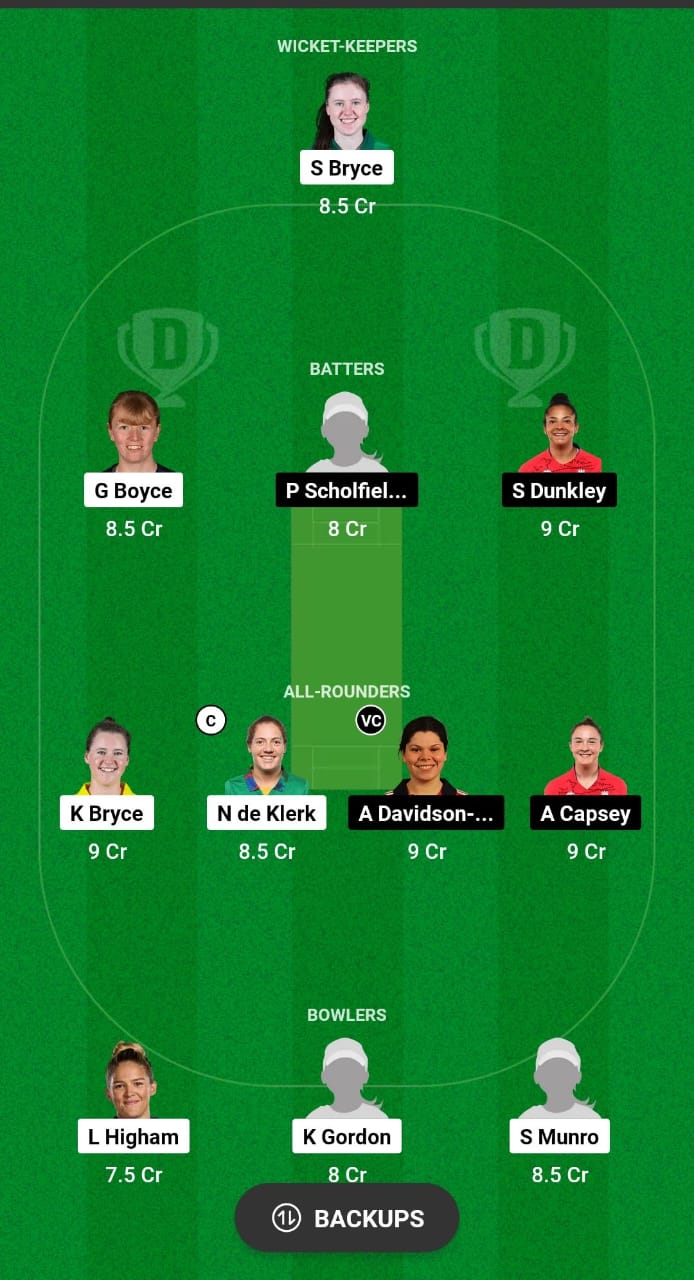 BLA vs SES Dream11 Prediction Fantasy Cricket Tips Dream11 Team English Women's Domestic T20 